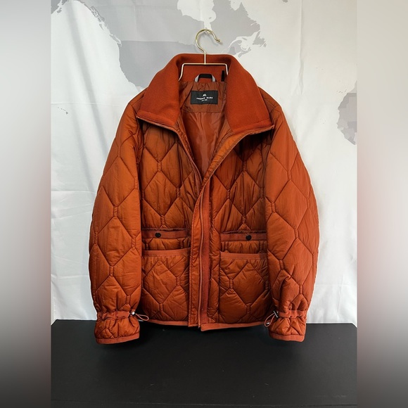 Women's Andrew Marc Sport Diamond Quilted Stand Collar Puffer Jacket Size Xs - Picture 9 of 11